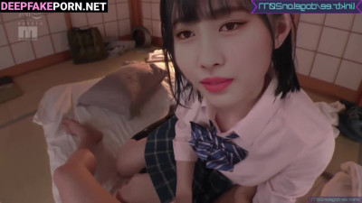 Schoolgirl was fucked by math teacher - fake Momo / トゥワイス セックスシーン